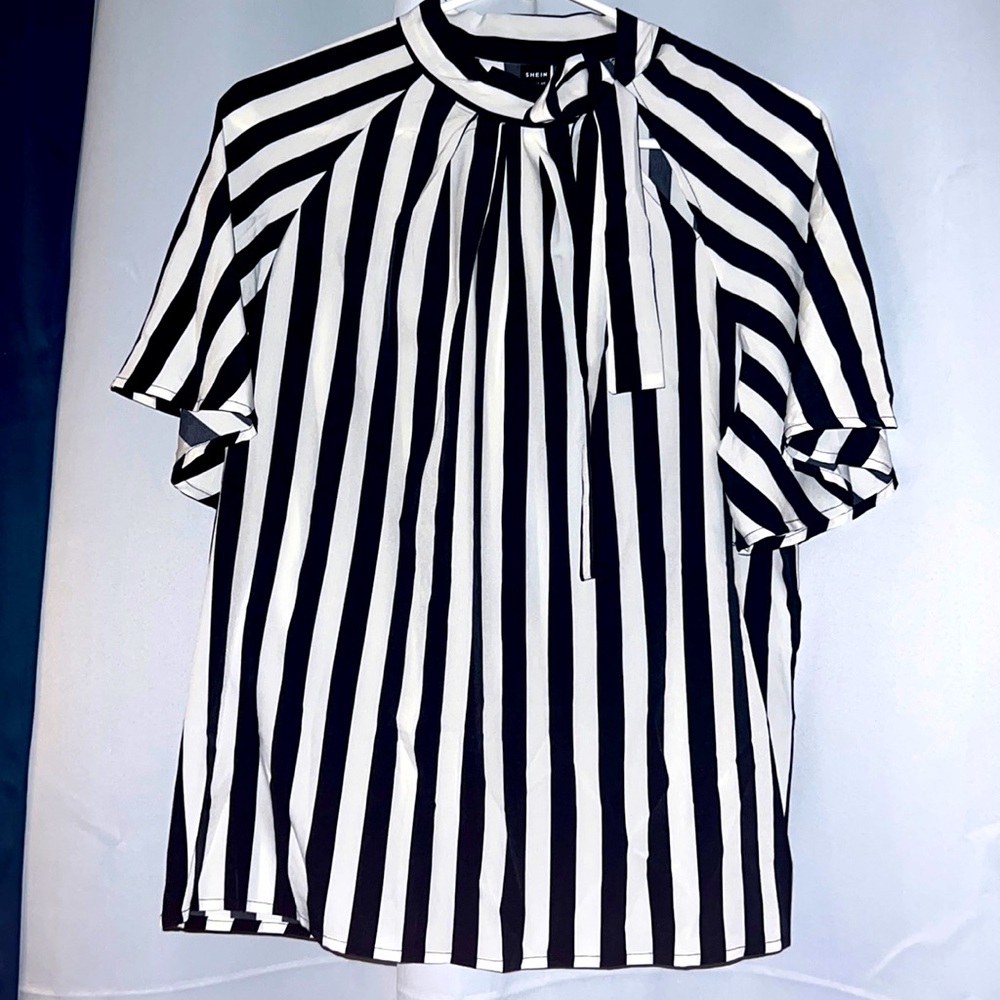 Shein Stripped Blouse Woman’s Large